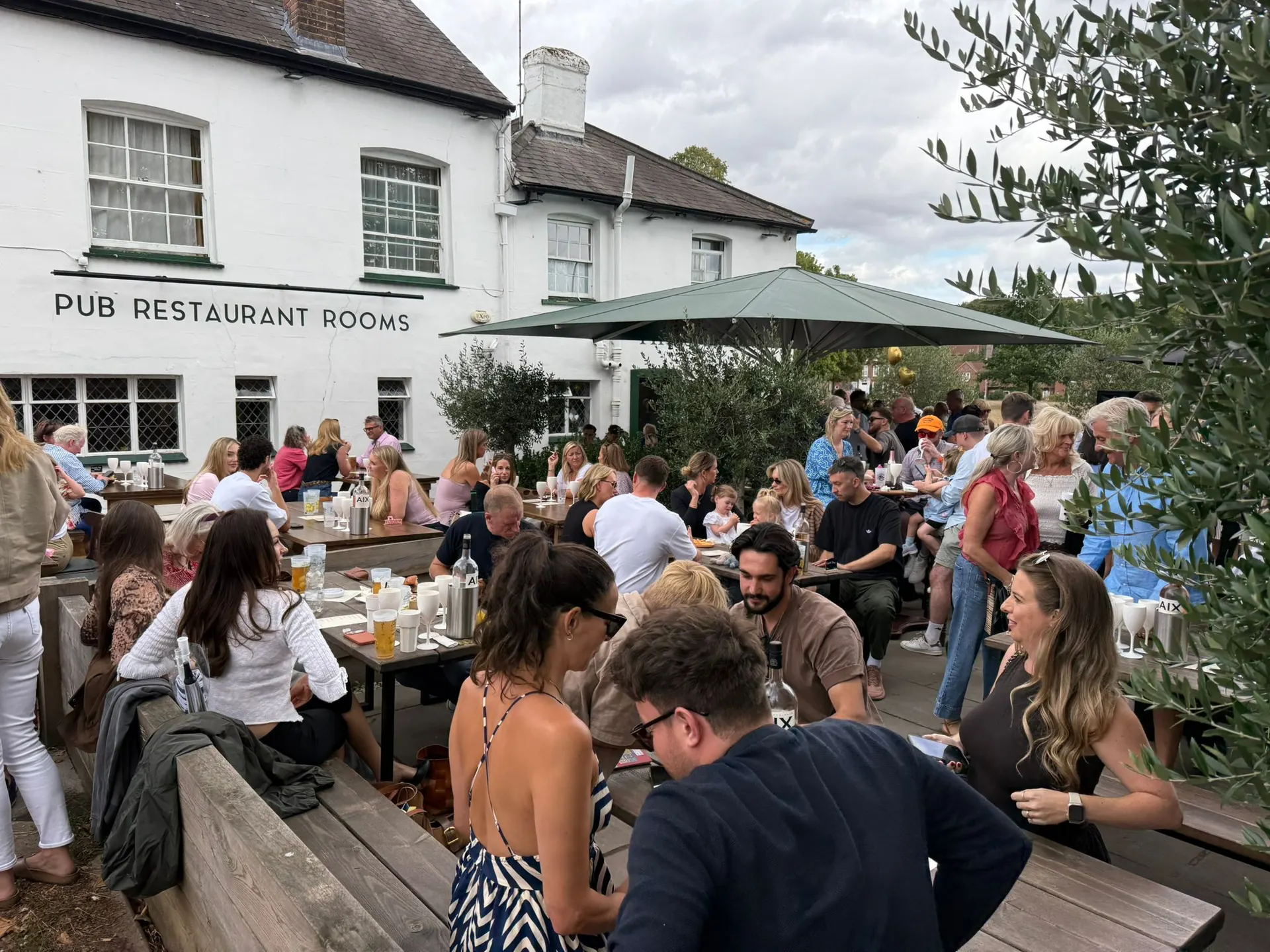 Standing room only at the Silver Cup summer party