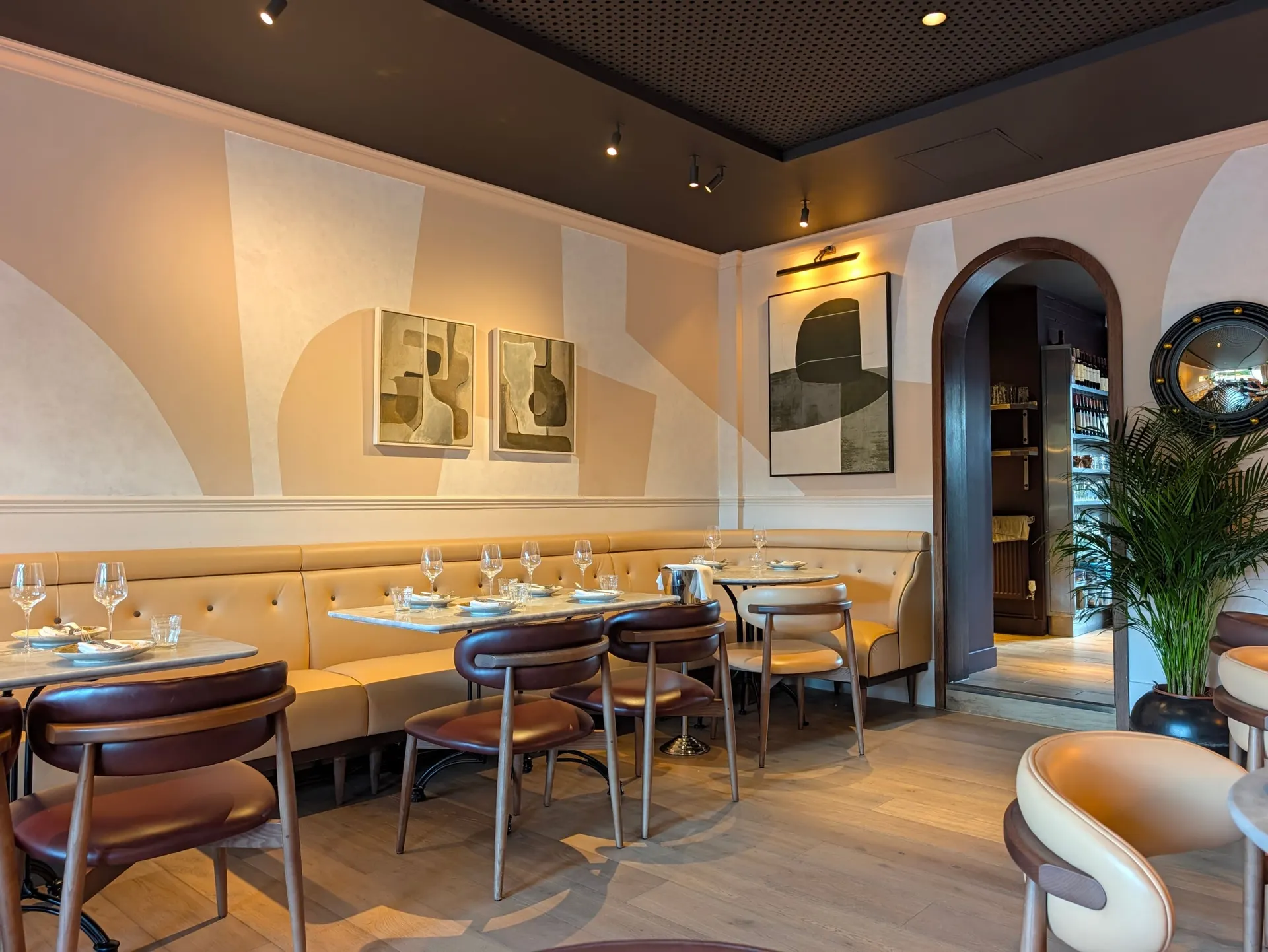 The main dining space