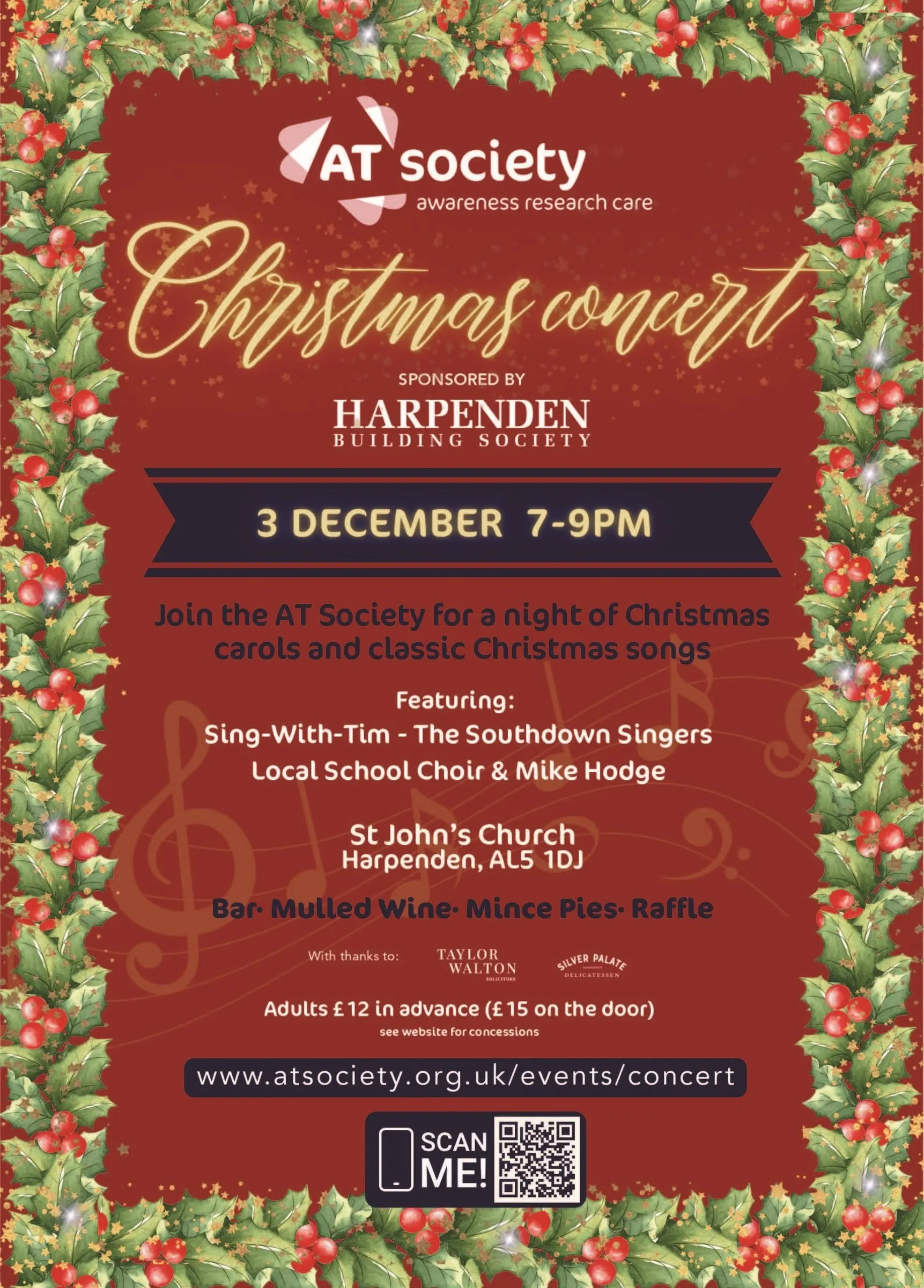 At Society Christmas Concert